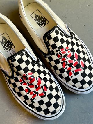 Zapatillas Vans 41 Slip-On Checkerboard Custom