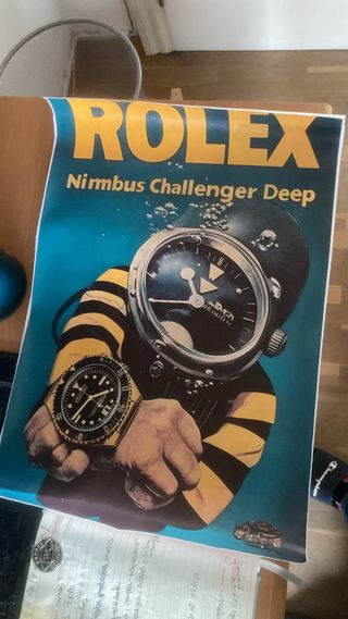 Póster Rolex Submariner 30x45cm