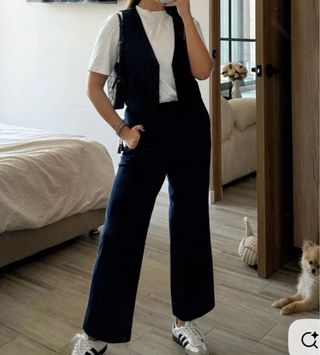 Chaleco de traje negro