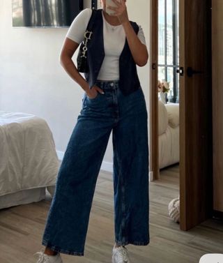 Chaleco de traje negro