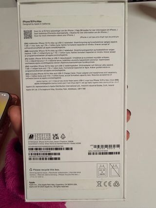 iPhone 16 Pro Max 256 GB Titanio Dorado