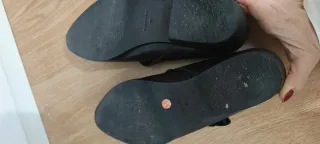 Zapatos de piel negros con hebilla