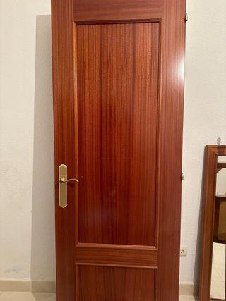 Puerta interior de madera