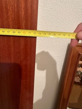 Puerta interior de madera