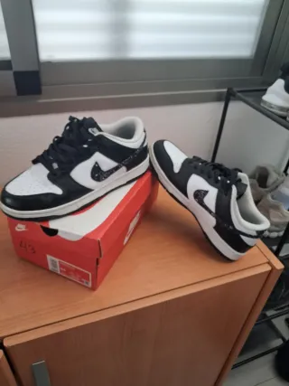 Nike Dunk Low Paisley Negro Blanco Talla 43