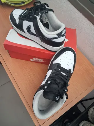 Nike Dunk Low Paisley Negro Blanco Talla 43