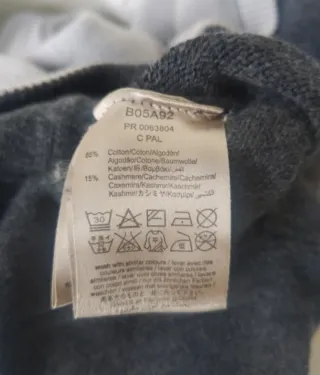 Felpa bambino con cappuccio grigia