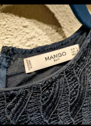 Vestido Mango EncajeTalla L