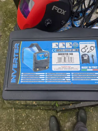 Soldador Inverter 140A y CASCO SOLDAR