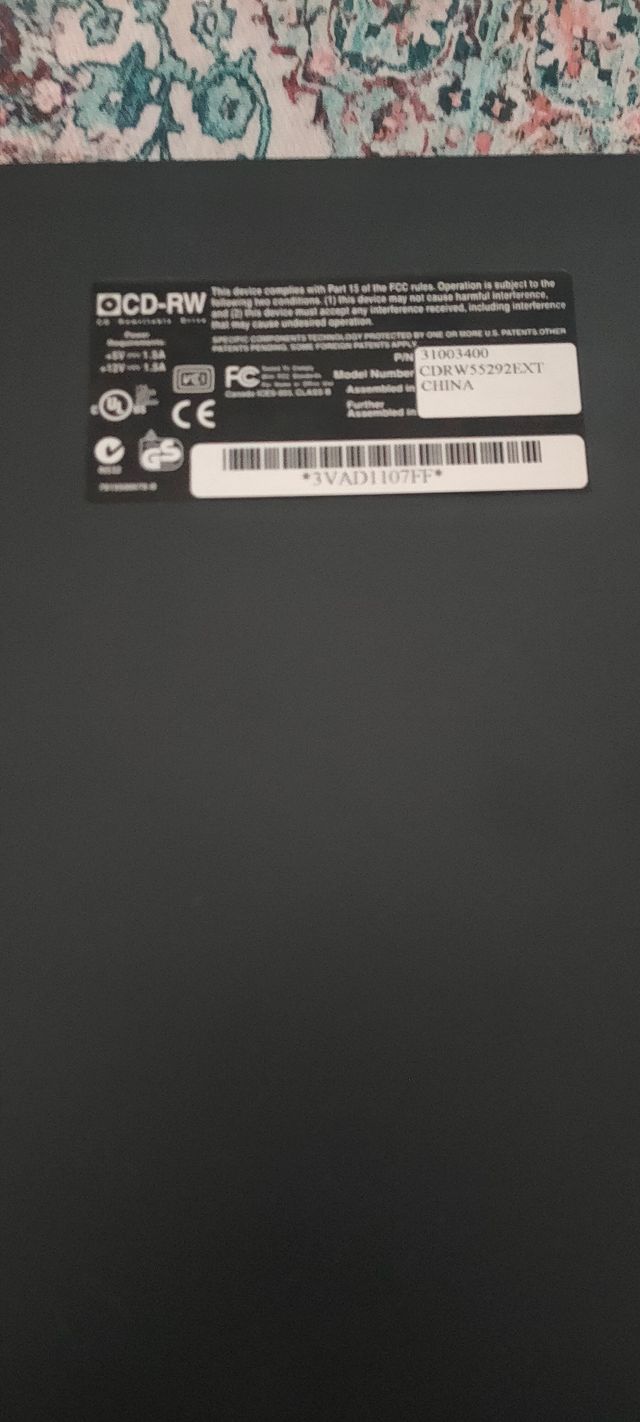 Unidad Externa CD-RW Iomega