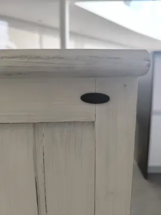 Mesita de noche madera pino