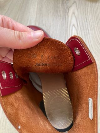 Botas Dr. Martens Made in England Rojas