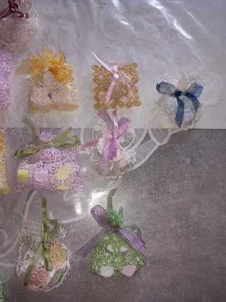 Sacchetti gessetti profumati fatti a mano