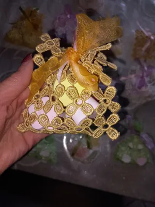 Sacchetti gessetti profumati fatti a mano