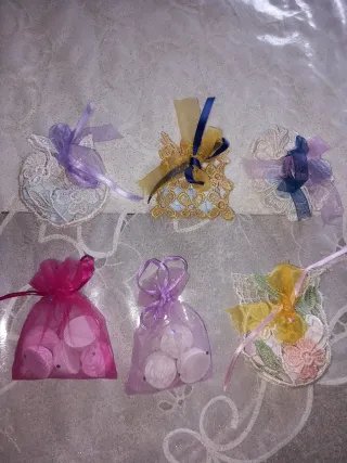 Sacchetti gessetti profumati fatti a mano