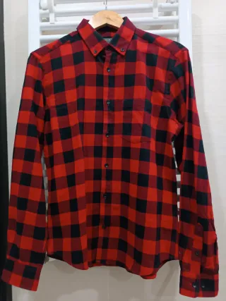 Camisa cuadros hombre Talla S