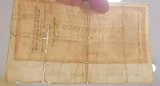 Assegno Circolare Banca del Salento 200 Lire