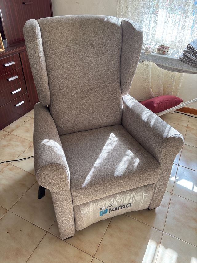 Divano reclinabile Fama Beige/Grigio