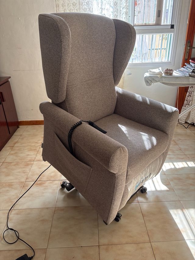 Divano reclinabile Fama Beige/Grigio