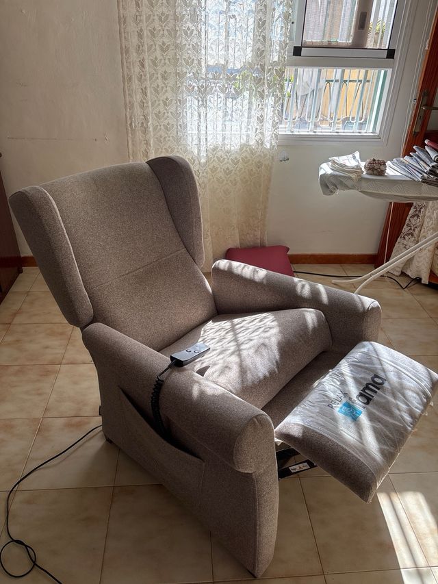 Divano reclinabile Fama Beige/Grigio