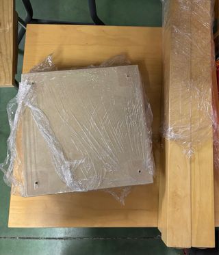 Tavoli ausiliari Lack di Ikea quadrati in betulla