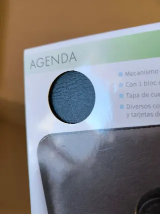 Agenda UNITED OFFICE imitación piel negra