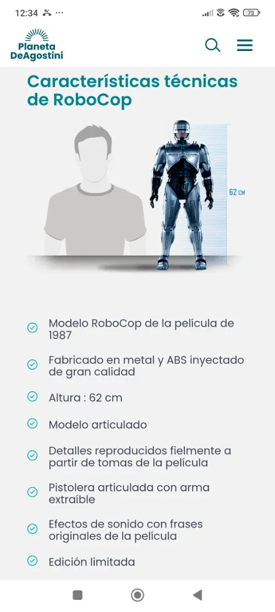 Figura Robocop Coleccionista