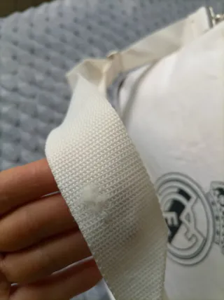 Bolso Real Madrid Viaje/Deporte Blanco