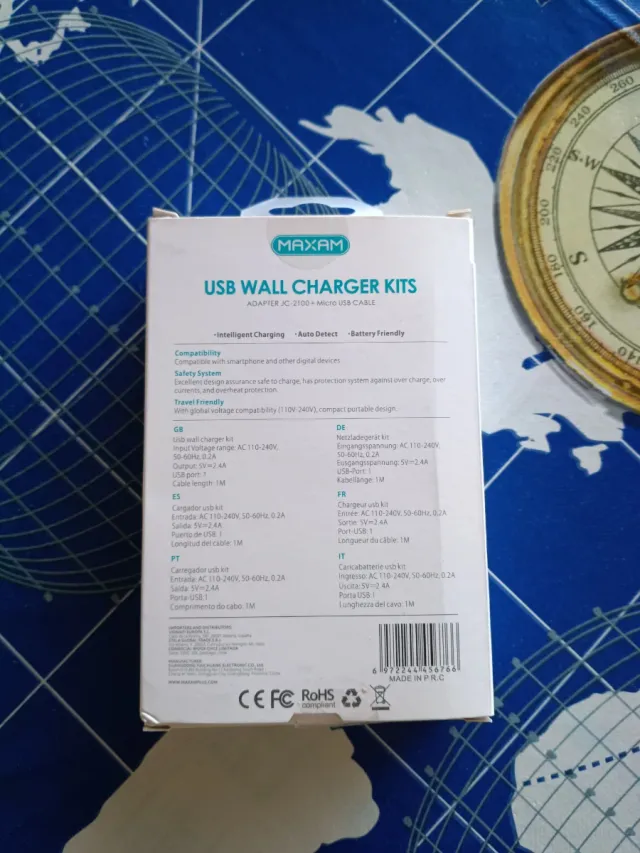 Caricabatterie MAXAM TZ-1208M