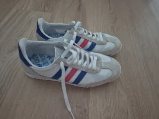 Zapatillas Adidas Blancas y Azules