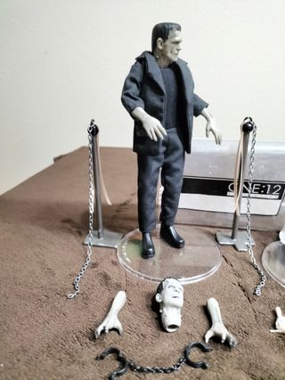 Pareja Figuras Monstruo Frankenstein y Novia