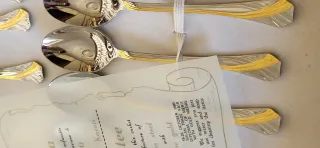 Servizio posate Gottinghen oro 18 kt e acciaio