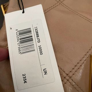 Bolso Bimba y Lola Beige y Dorado