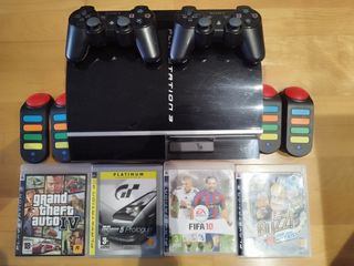 Consola PlayStation 3 + 4 Juegos