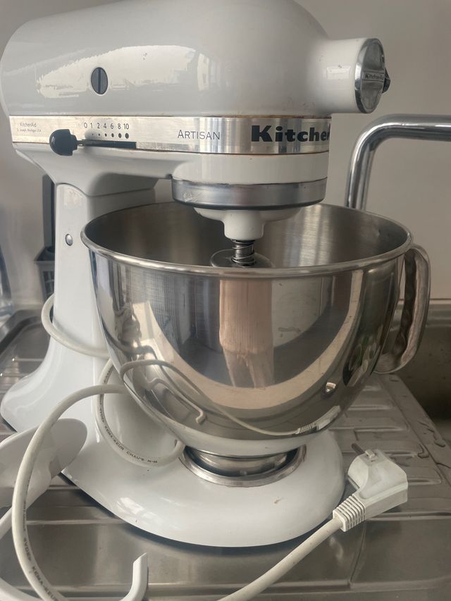 Amasadora KitchenAid Artisan Blanca