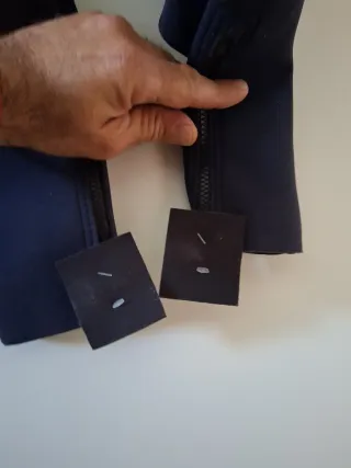 Traje de neopreno OLAIAN azul y negro