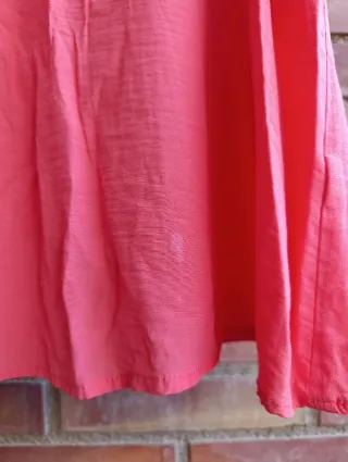 Blusa sin mangas coral