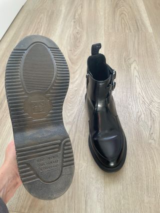 Botines Dr. Martens negros con cremallera