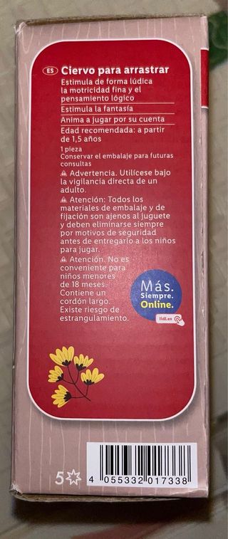 Juguete ciervo para arrastrar Playtive