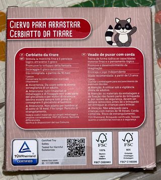 Juguete ciervo para arrastrar Playtive