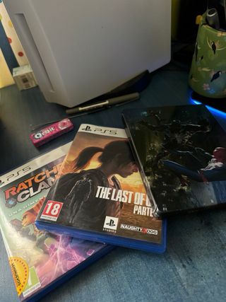 Consola PS5 Lector+ Spiderman 2, TLOU 1, Ratchet