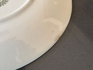 Coppia di piatti antichi belgi di Boch Rambouillet