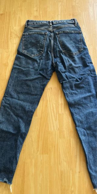 Pantalón Vaquero Zara Roto Talla X