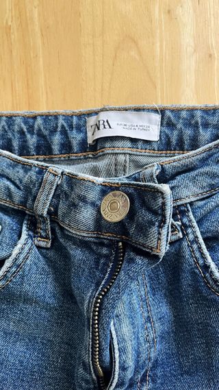 Pantalón Vaquero Zara Roto Talla X