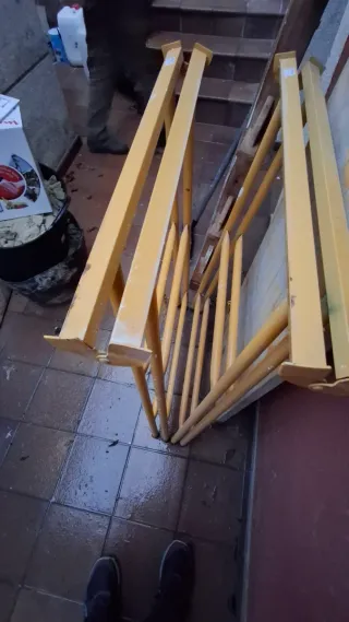 2 burras de carga amarillas