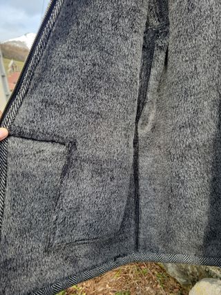 Chaquetón Adolfo Domínguez Hombre Gris