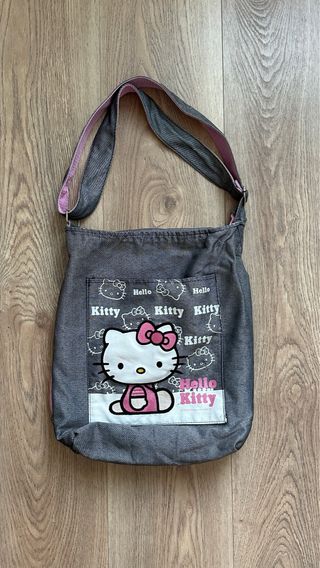 Bolsa Hello Kitty Gris y Rosa