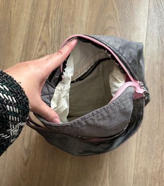 Bolsa Hello Kitty Gris y Rosa