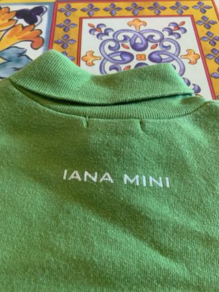 Maglietta verde Iana bimbo/bimba 6/9 mesi