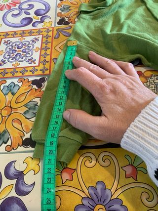 Maglietta verde Iana bimbo/bimba 6/9 mesi